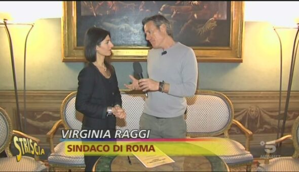 Mozziconi, Jimmy Ghione intervista Virginia Raggi