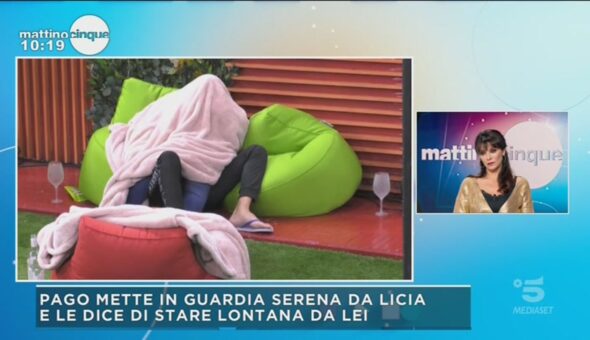 Pago parla di Licia Nunez con Serena Enardu