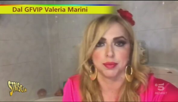 Valeria Marini chiama Striscia dal GF Vip