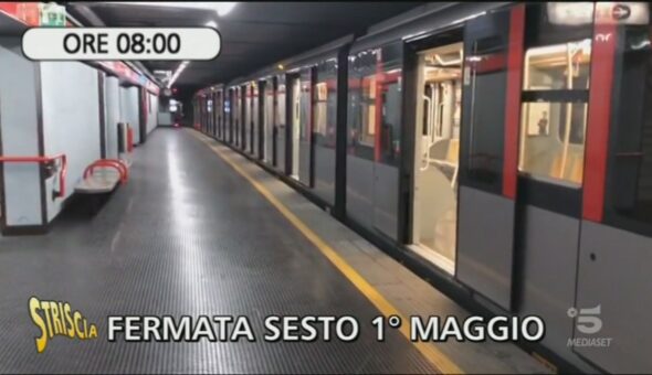 Metro di Milano deserta: il video