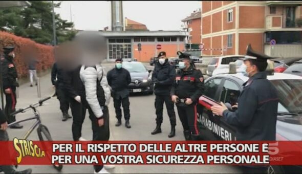 Assembramenti a Milano, l'intervento dei Carabinieri
