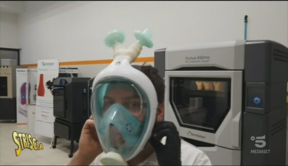 Maschere da sub in respiratori per i medici