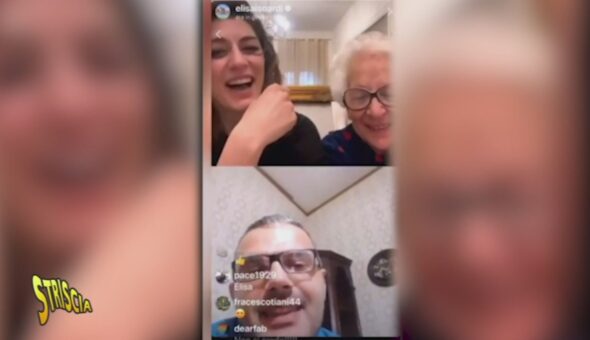 Il video della diretta Instagram di Elisa Isoardi con uno sconosciuto