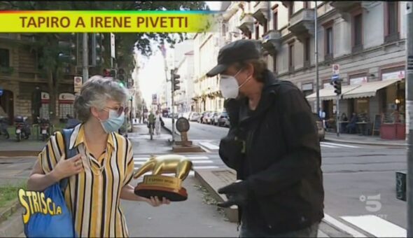 Tapiro d'oro a Irene Pivetti