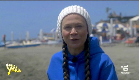 Greta Thunberg pensa al mare