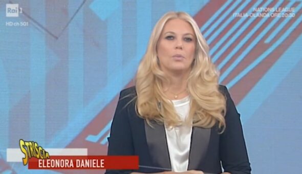 Eleonora Daniele si scusa in diretta con Fedez e Chiara Ferragni