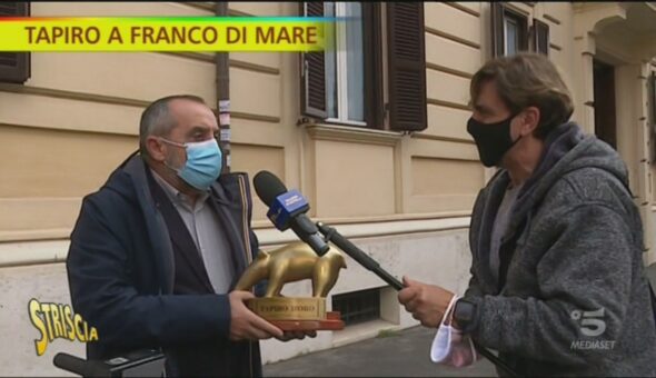 Tapiro d'oro a Franco Di Mare