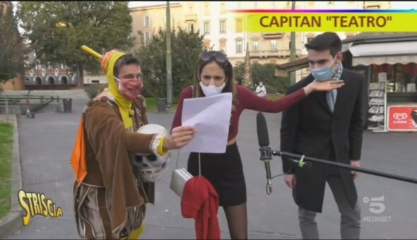 Teatri chiusi? Ci pensa Capitan Ventosa