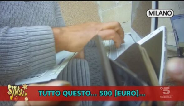 Vendita di merce (probabilmente) rubata a Milano