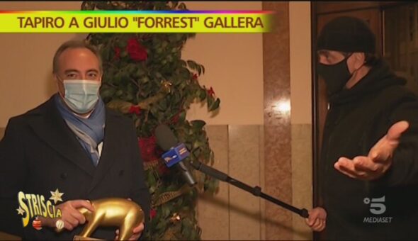 Tapiro d'oro a Giulio Gallera