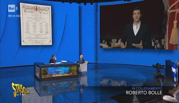 Roberto Bolle presenta la sua Prima alla Scala a Che tempo che fa