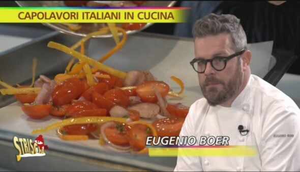 L'idea di cucina di Eugenio Boer a Striscia