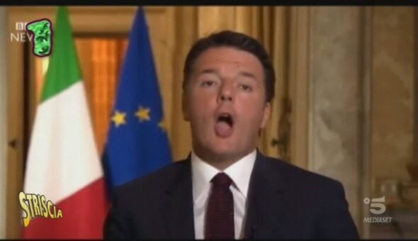 Renzi e il video shock ai Nuovi Mostri