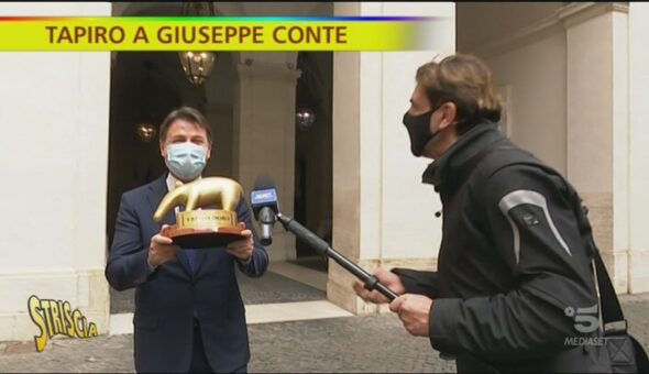 Tapiro d'oro a Giuseppe Conte