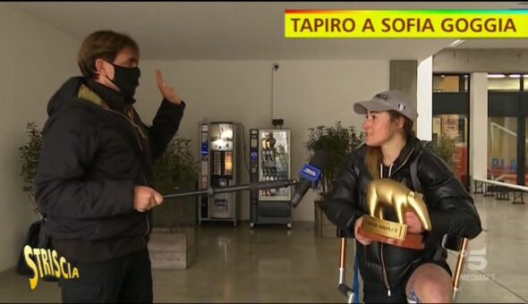 Tapiro d'oro a Sofia Goggia