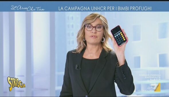 Myrta Merlino e lo scivolone sul messaggio benefico