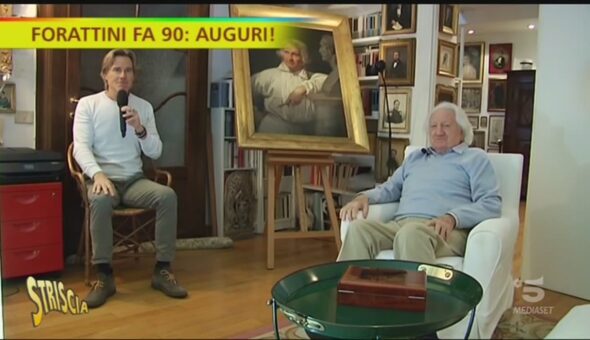 Forattini compie 90 anni, gli auguri di Striscia