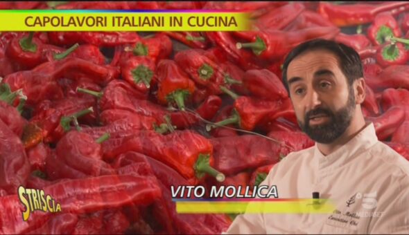 Capolavori italiani in cucina, il Baccalà con peperoni di Vito Mollica