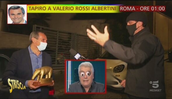 Tapiro d'oro a Valerio Rossi Albertini