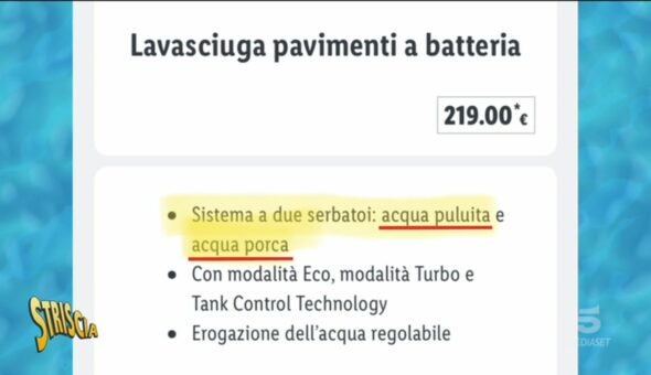 Striscia il cartellone, inserzioni a luci (involontariamente) rosse