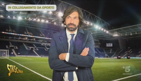 Porto-Milan, Pirlo a bordocampo