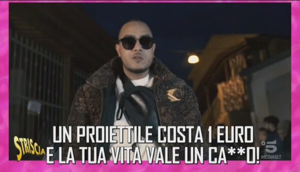 Minacce a Brumotti, il video della canzone del rapper Paname