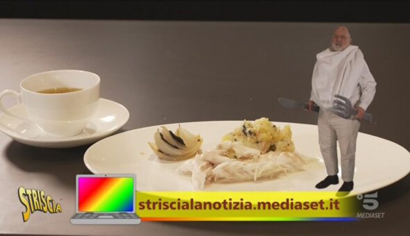 Capolavori italiani in cucina, Daniel Canzian e il branzino in crosta di sale e alghe