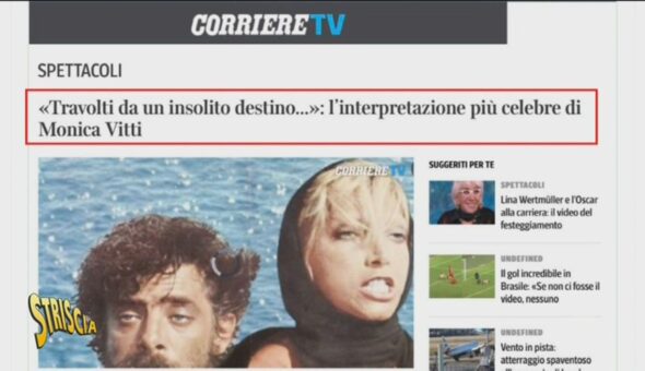 Addio a Monica Vitti, la gaffe clamorosa del Corriere
