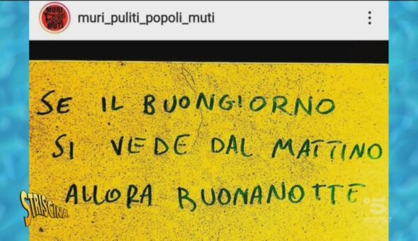 Striscia il cartellone, tra scongiuri e incomprensioni