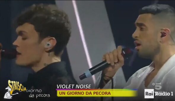 Satira, Mahmood e Blanco doppiati da Violet Noise