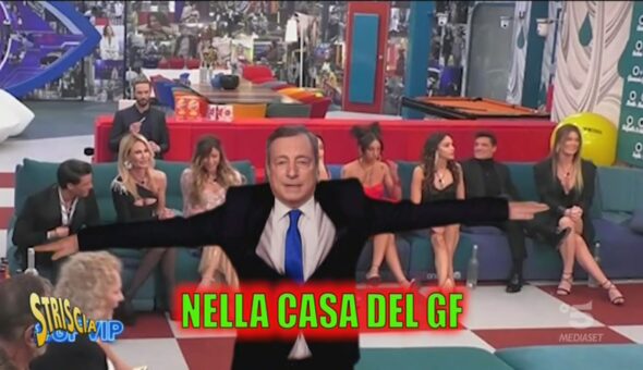 Nella casa del GF, la canzone di Draghi