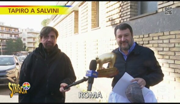 Imbarazzo in Polonia, Tapiro d'oro a Matteo Salvini