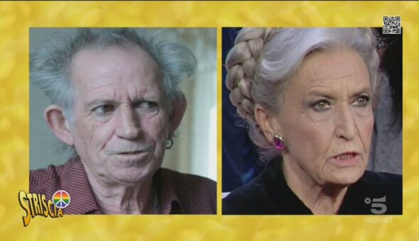 Keith Richards e Barbara Alberti