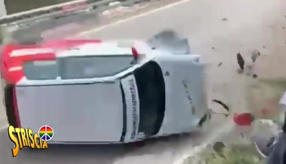 Incidente d'auto per Jimmy Ghione