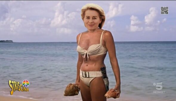 Ursula von der Leyen diventa Ursula Andress