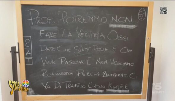 Niente verifica per Pasqua: l'esilarante appello degli alunni al prof