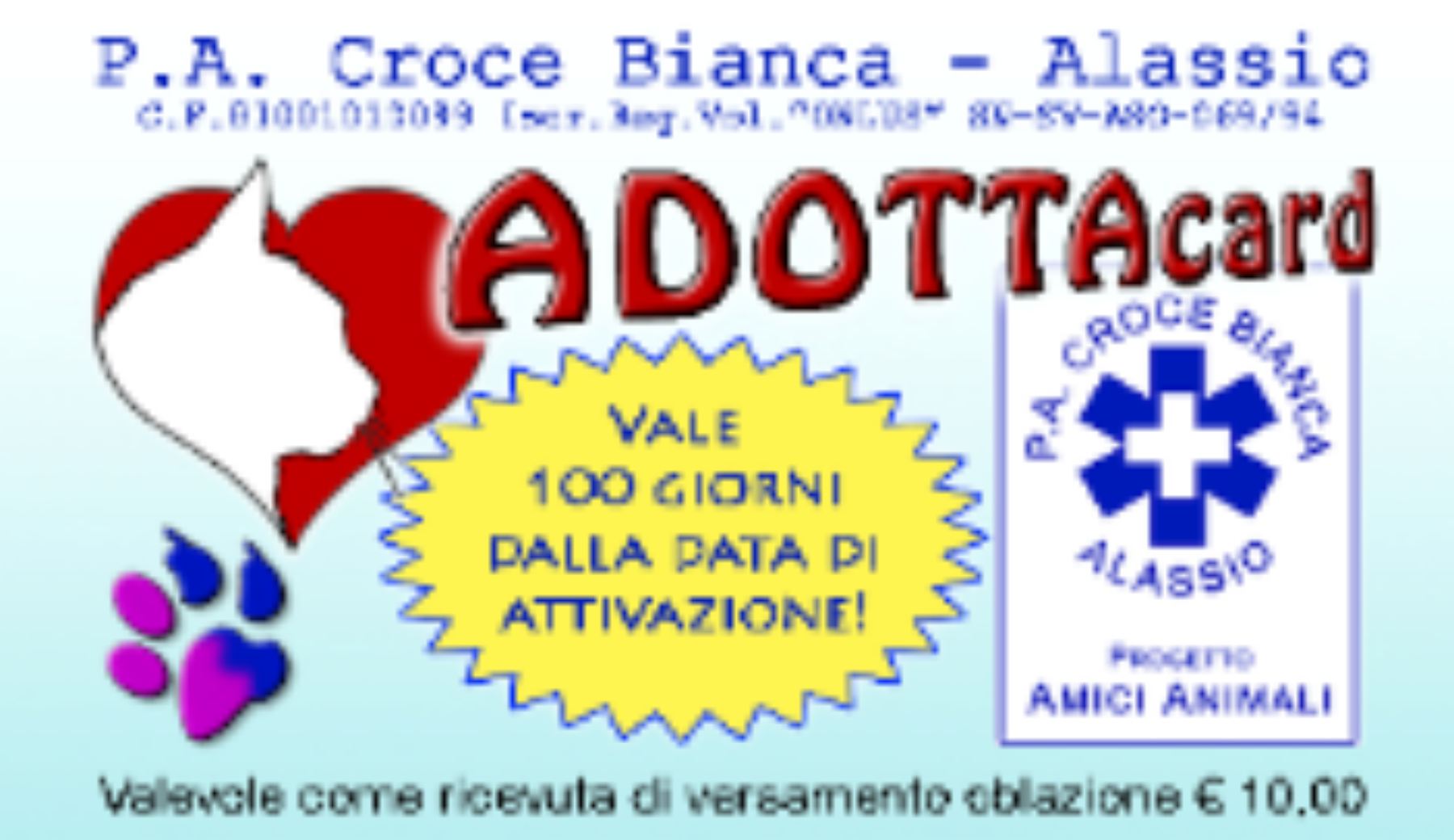 Croce Bianca Alassio – Progetto amici animali