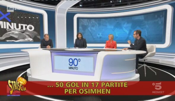 Osimhen e la media gol incredibile, lo sfondone della Rai