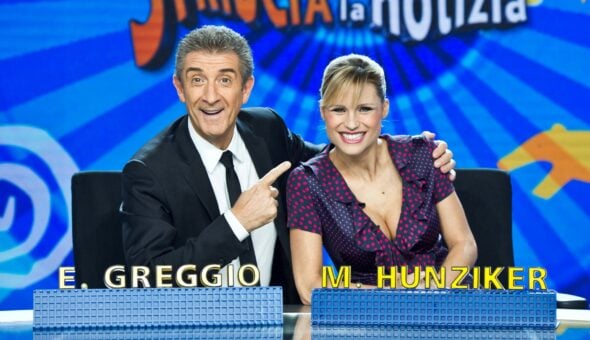 Ezio Greggio e Michelle Hunziker