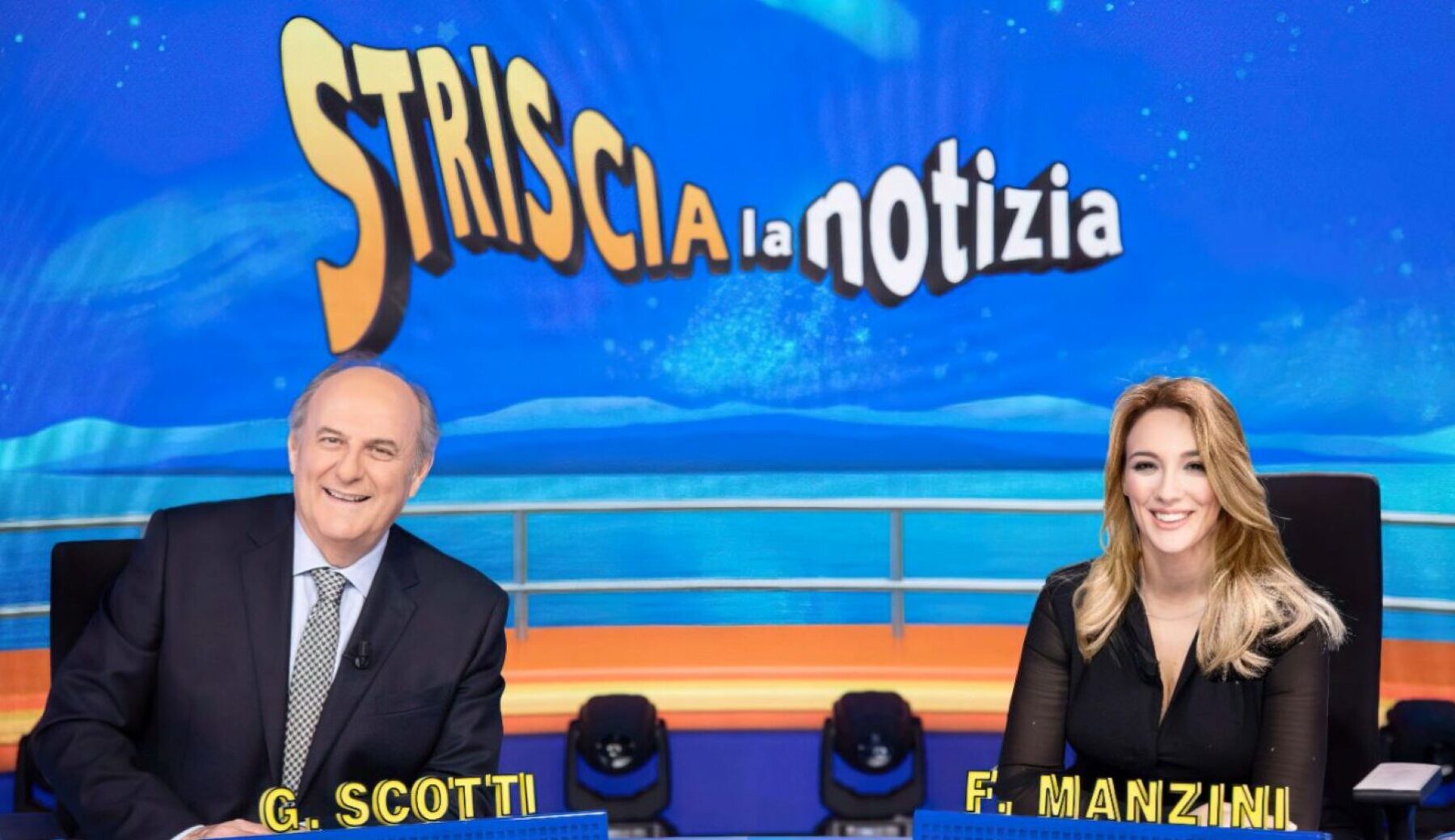 Gerry Scotti e Francesca Manzini