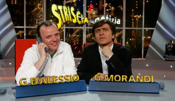 Gigi D'Alessio e Gianni Morandi alias Dario Ballantini