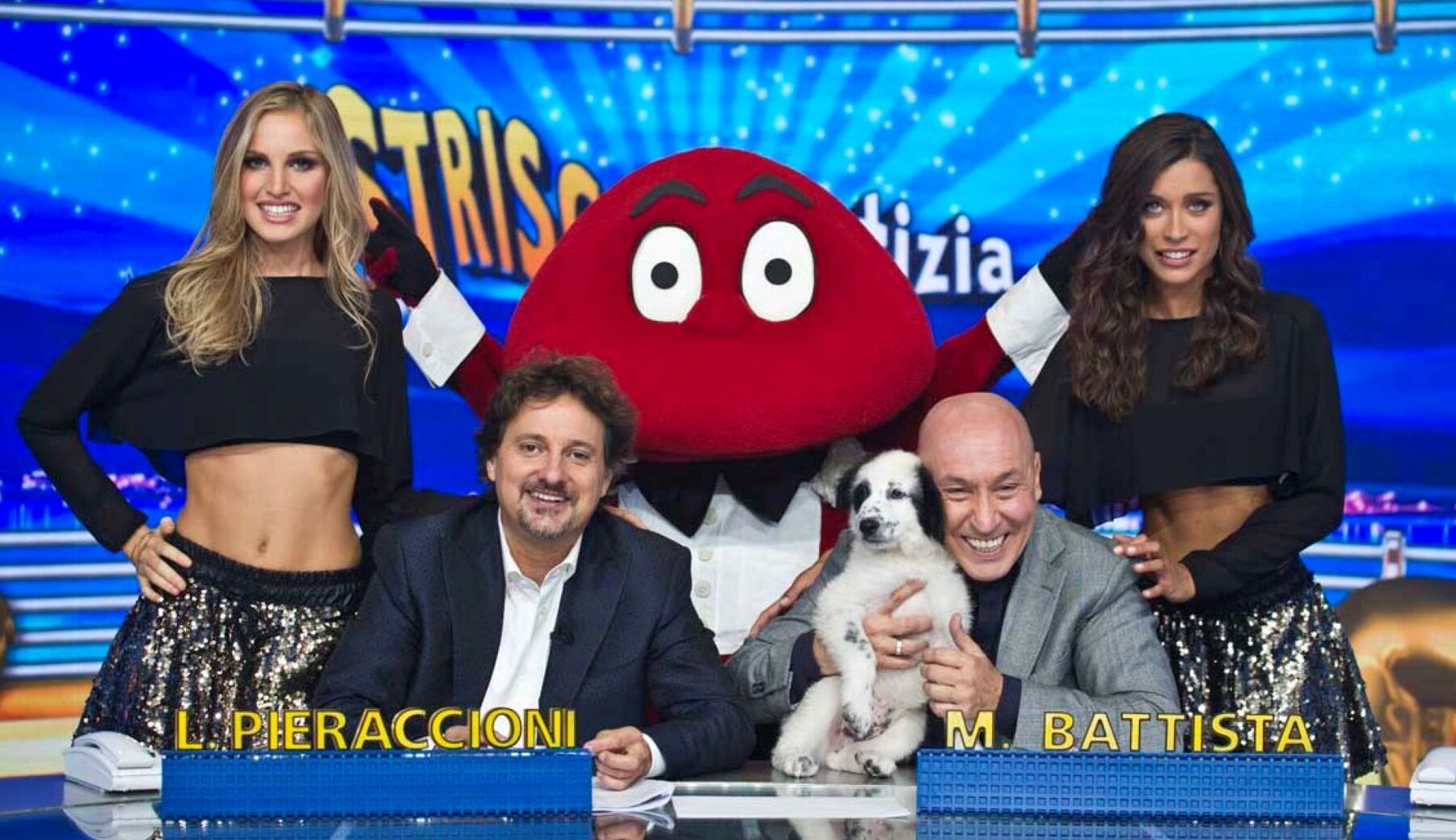 Leonardo Pieraccioni e Maurizio Battista Striscia la notizia