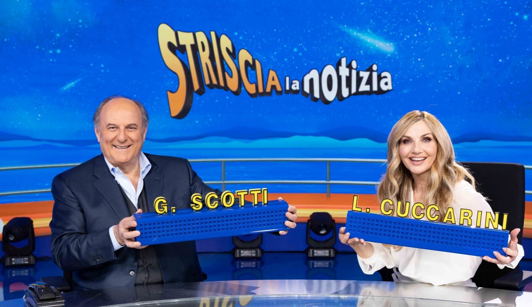 Gerry Scotti e Lorella Cuccarini