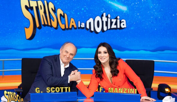 Gerry Scotti e Francesca Manzini