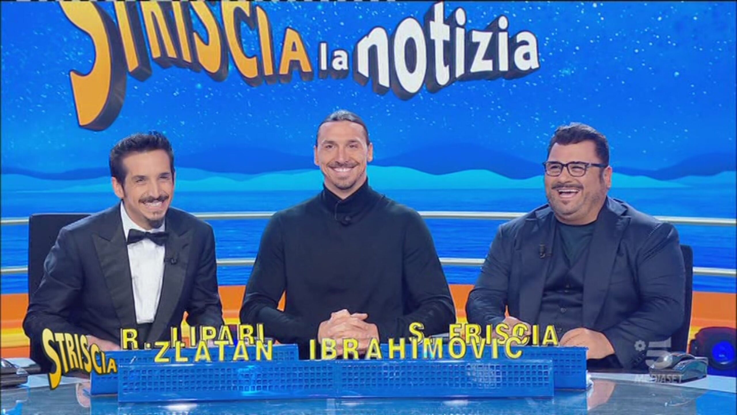 Zlatan Ibrahimovic conduttore speciale di Striscia Striscia la notizia