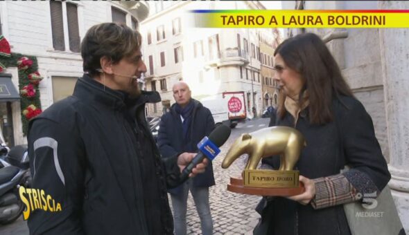 Caso Soumahoro, Tapiro d'oro a Laura Boldrini