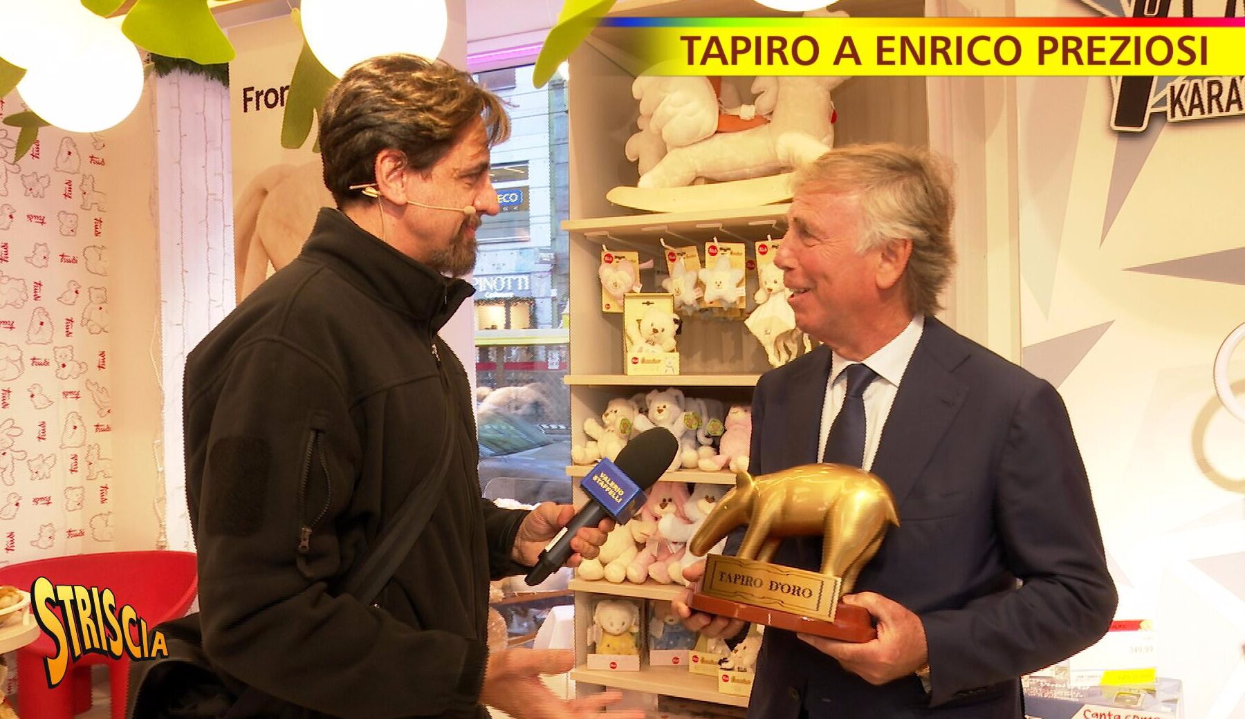 Tapiro d’oro all’ex proprietario del Genoa Enrico Preziosi definito « un pregiudicato » dal Presidente del Coni Malagò