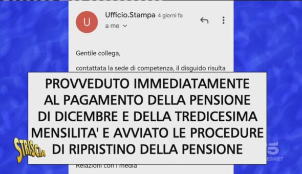 Per l'Inps è deceduto, pensione sospesa