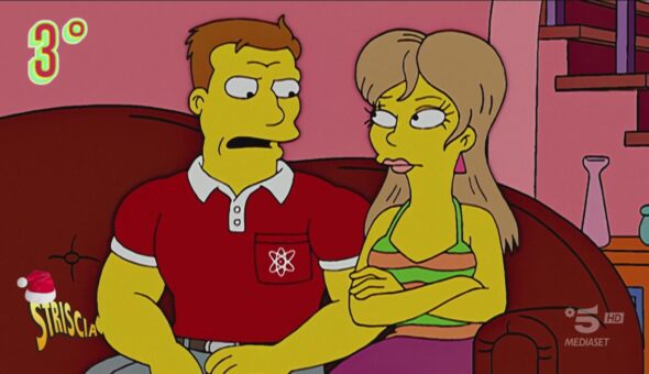 Spetteguless, i Simpson prevedono il futuro su Ilary e Totti