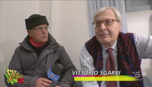 Vittorio Sgarbi, l'intervista dei pedalini